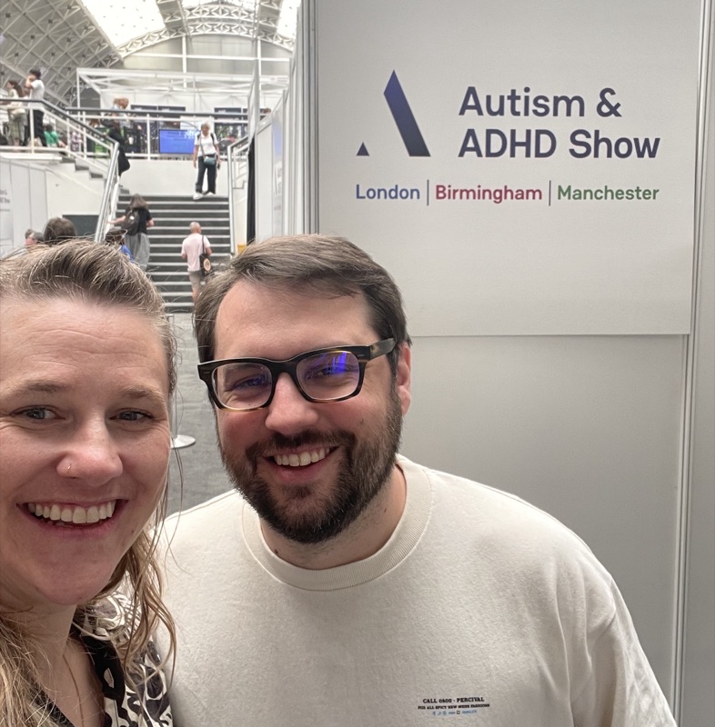 Meg and Jared at the Autism & ADHD Show